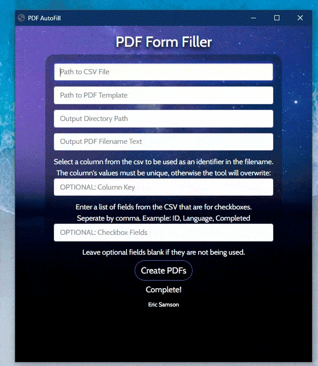 Autofill pdf example