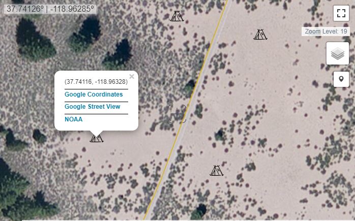 creating camping points