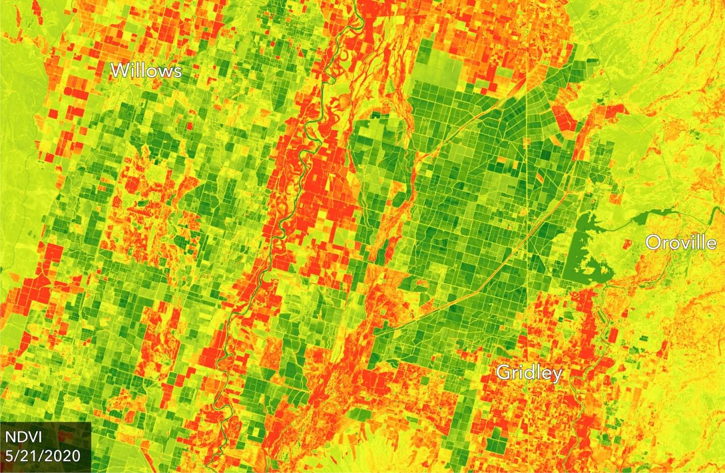 LST and NDVI comparison - 