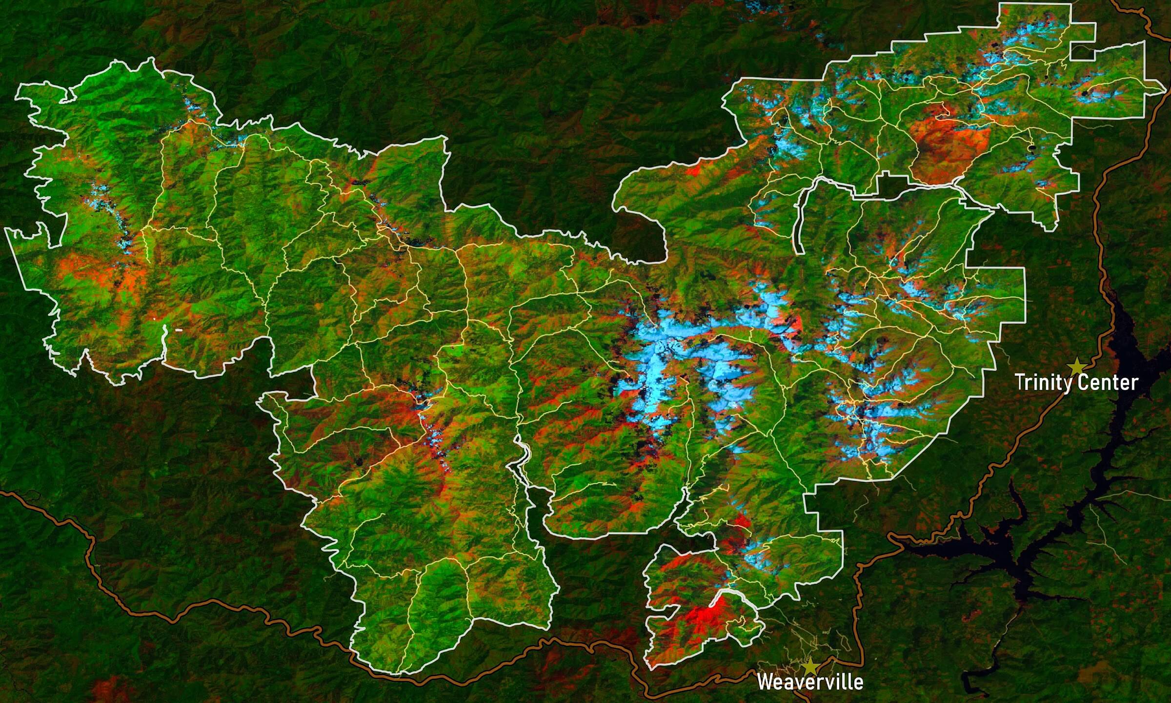 Landsat 8 mosaics comparison - May 2018